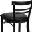 Worley Two-Slat Ladder Back Metal Restaurant and Dining Barstool with Vinyl Upholstered Seat-463621194-439575801