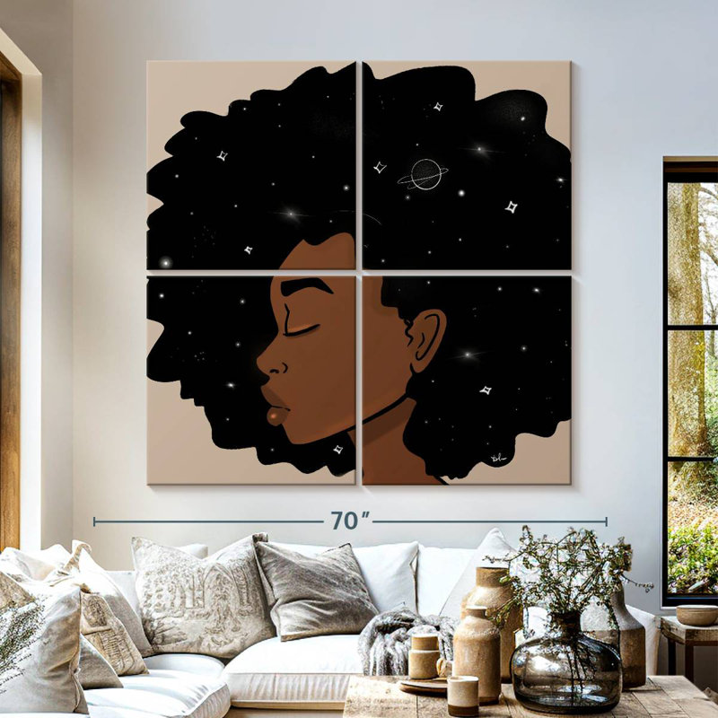 Leisha Cosmic Thoughts, 57" H x 57" W