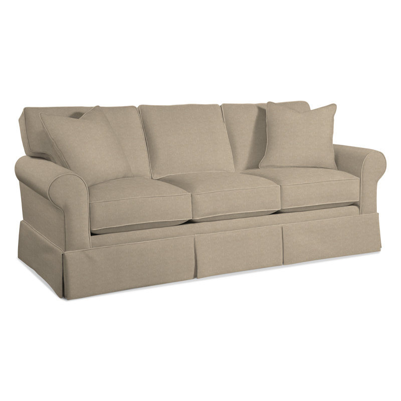 Benton Upholstered 86'' Sofa, Oatmeal Crypton Performance; 0822-74, Air Dream Mattress
