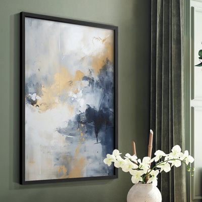 FLORAL Series CCCCXX - reproduction encadrée de qualité supérieure - prête à être accrochée - aucun clou requis