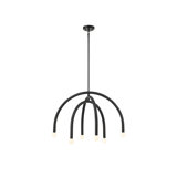 Yula 6 - Light Dimmable Modern Linear Chandelier