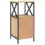 Herendeen 34cm W Iron Bedside Table-272789201-328739557