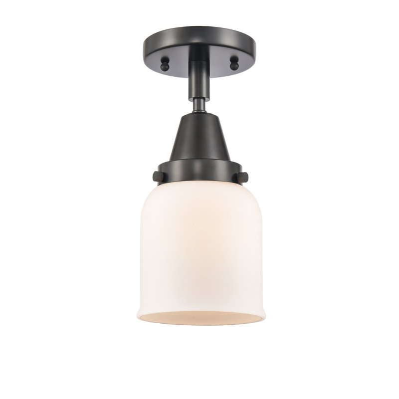 Plafonnier encastré en verre à DEL, Ampoule non incluse, Oui, Noir mat