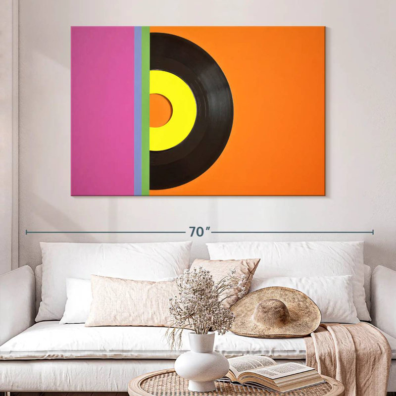 Abarca Vinyl Record Cover, 34" H x 51" W