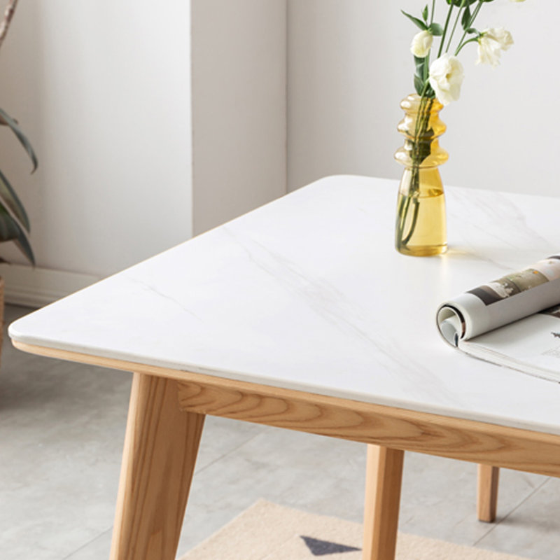 Table de salle à manger moderne et minimaliste, H 29,92 po x L 62,99 po x l 33,46 po