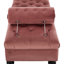 Banc de chambre à coucher moderne, banc de bout de lit, banc rembourré en velours avec 2 coussins amovibles, repose-pieds rembourré confortable, repose-pieds-1315236178
