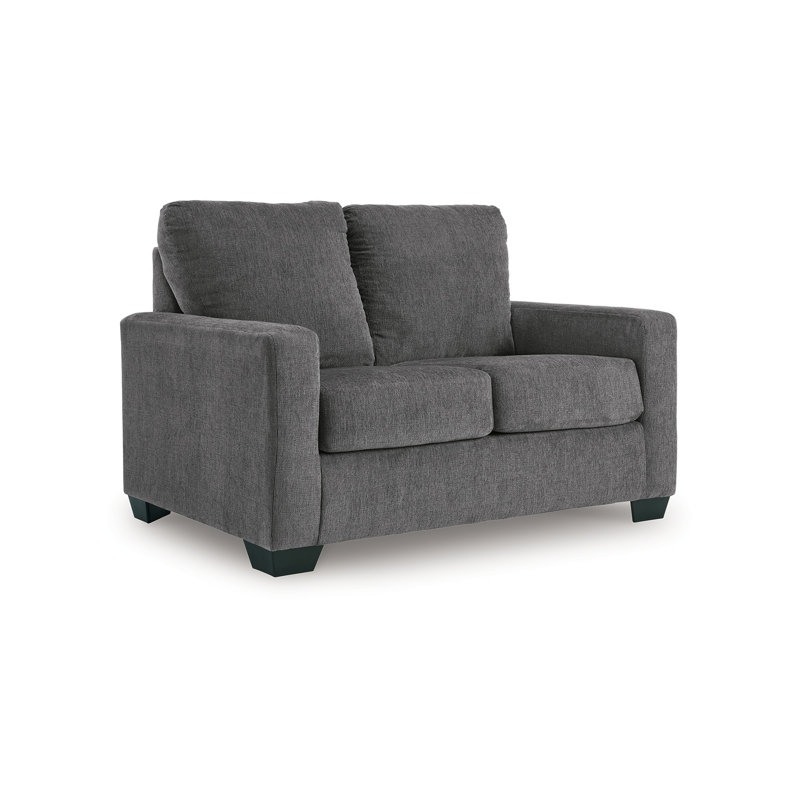 Clorene Upholstered Sleeper Sofa, Pewter Gray, 39" H x 54" W x 40" D