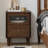 Modern Solid Wood End Table-1182410515