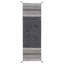 Azizi Striped Hand Woven Cotton Black Rug-62566528