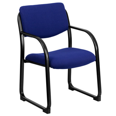 Nassi Fabric Executive Side Reception Chair with Sled Base