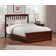 Mission Low Profile Solid Wood Platform Bed with Matching Footboard