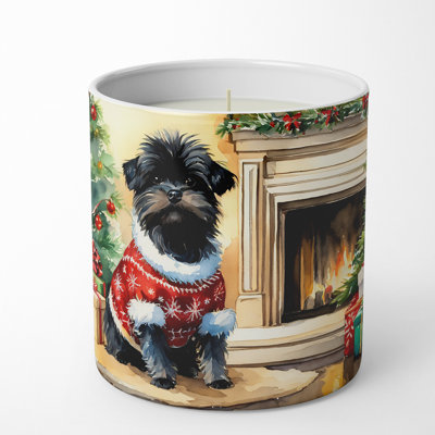 Christmas Tree Scented Tumbler Candle with Ceramic Holder