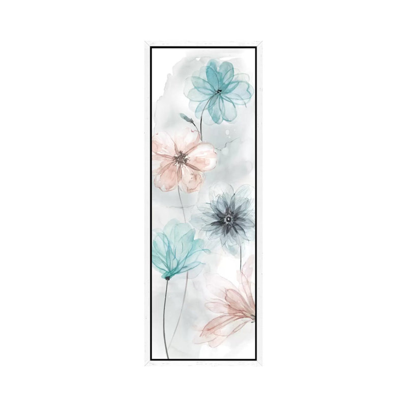 Transparent Rain II by Carol Robinson - Panoramic Print on Canvas, 121.92 cm H x 40.64 cm W, White Framed Canvas