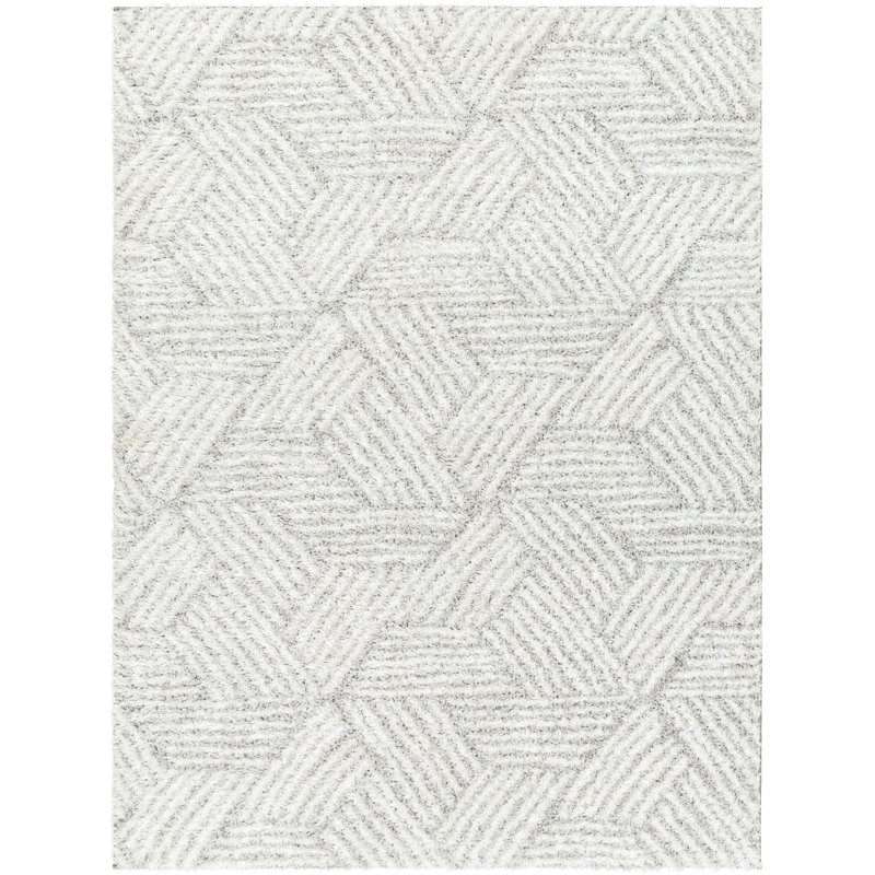Aminullah Abstract Indoor Rug, Rectangle 5'3" x 7'