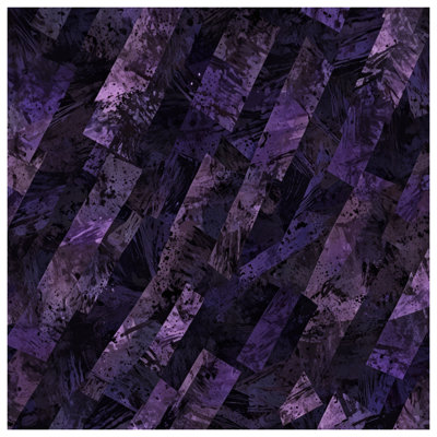 Couvertures mauves à motif géométrique abstrait