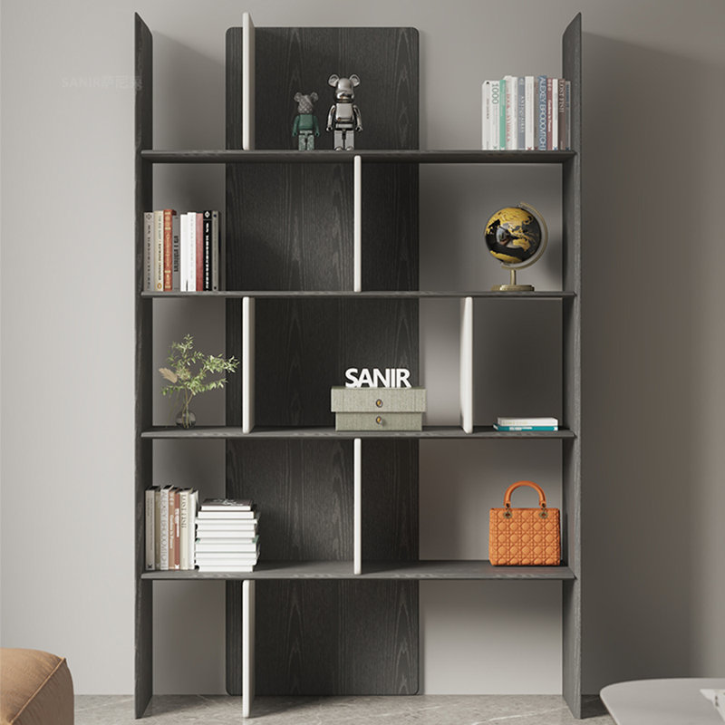 Bibliothèque de luxe à la mode