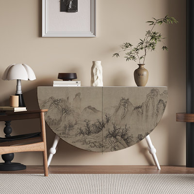 Creative entrance and living room storage cabinet