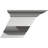 Endurathane Nexus Bracket, 7 1/2"W x 6 1/4"D x 4"H, Factory Primed (2-Pack)