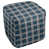 Black/Carolina Blue/Silver Polyester Blend