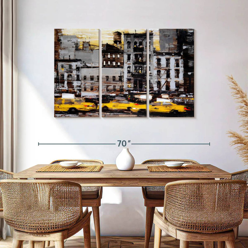 Sireci Yellow Cabs, 36" H x 57" W
