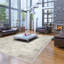 Tapis ivoire / gris en cuir Ares-1122955513
