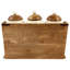 Wood Jar - Set of 3