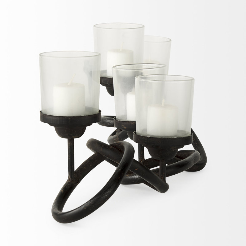 4.69'' H Metal Tabletop Votive Holder