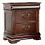 Table de chevet 2 tiroirs Traditional