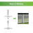 5 in. W x 5 in. D x 82 in. H Post Insert