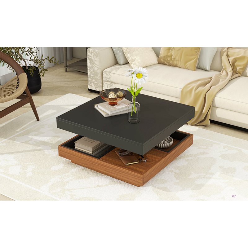 Table basse rotative à 360 ° Modern Modern