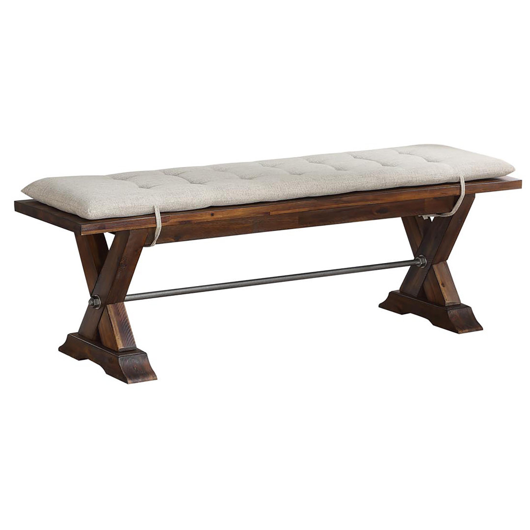Polito Polyester Blend Upholstered Bench Laurel Foundry Modern Farmhouse®