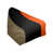 Metallic Gold/Black/Orange