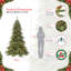 7.5' Lighted Artificial Fir Christmas Tree