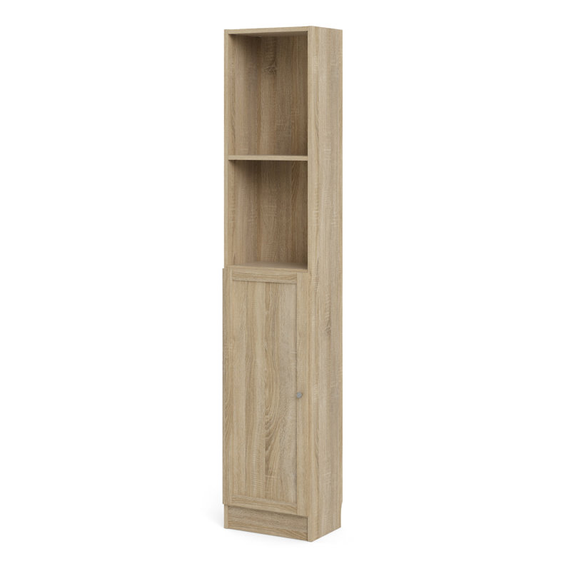 Basic 203.2cm H x 40.6cm W Bookcase, Oak