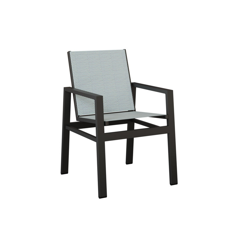 Chaise berçante Vida de Berlin Gardens, Noir mat, Interlock Calypso