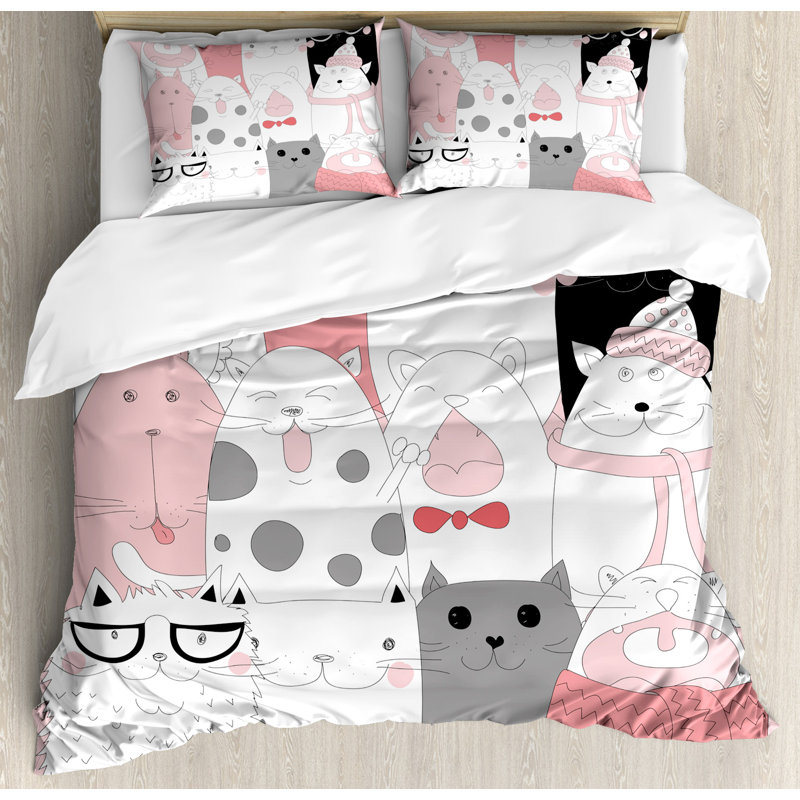 Modern & Contemporary Polyester Duvet Cover, Queen