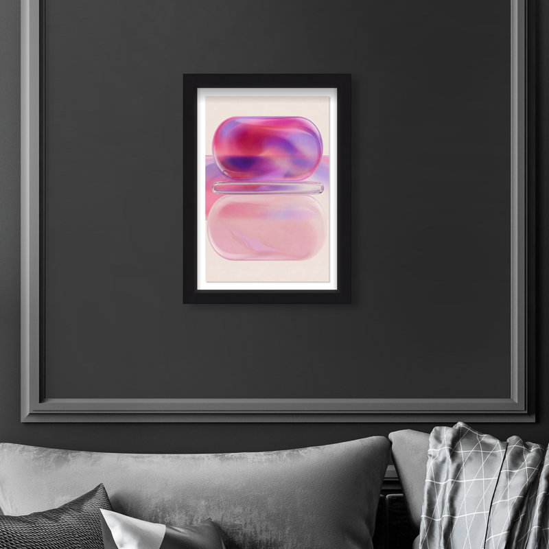 Balanced Harmony Print by Oliver Gal, 25.5"H x 17.5"W, Black Shadowbox