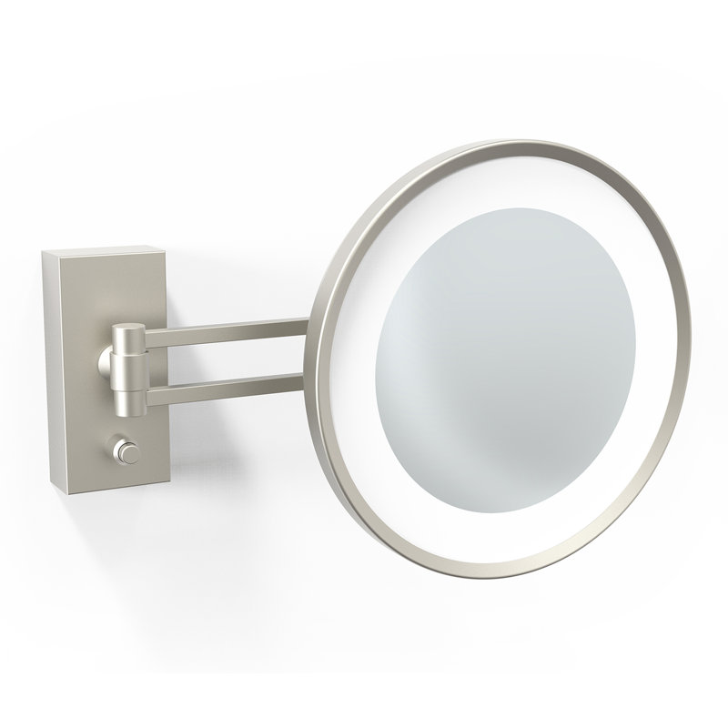 Miroir grossissant / rasoir Spiegel, Nickel mat