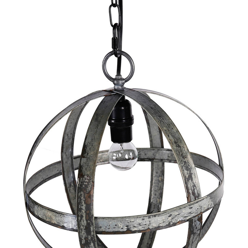 Lustre en métal, luminaire suspendu avec chaîne réglable