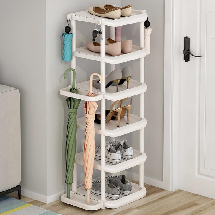 Rebrilliant 6 Pair Shoe Rack