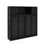 Lit escamotable double avec armoires de rangement