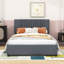 Lit plateforme tapissier avec tiroirs et lit gigogne Vanderhoof-231932575-231932573