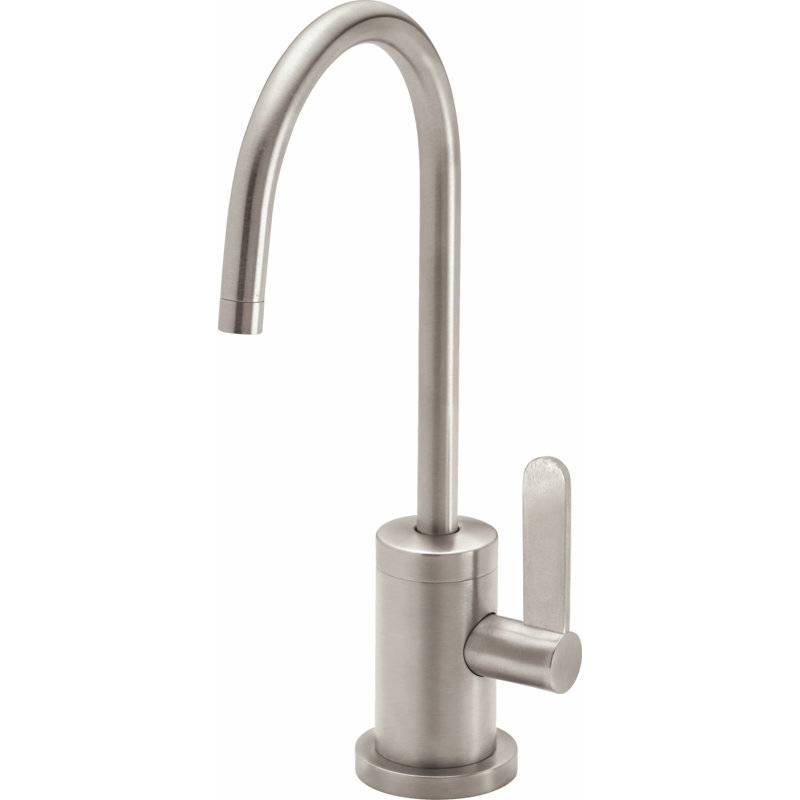 Poetto Kitchen Faucet, Satin Nickel, Stick