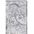 Bathilde Hand Tufted Wool/Cotton with Cotton Backing Metro Geometric Rug in Ivory/Gray-714933276