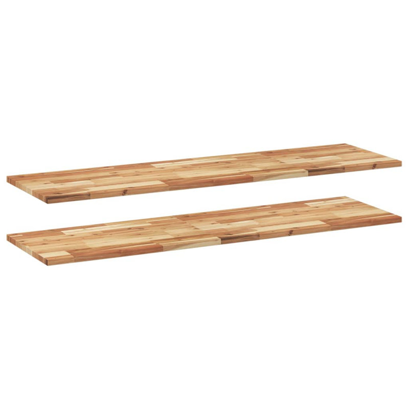 Ariani Solid Wood Floating Shelf, 2cm H x 60cm W x 30cm, Dark Brown