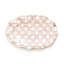 Rosy Check Ceramic Serving Platter