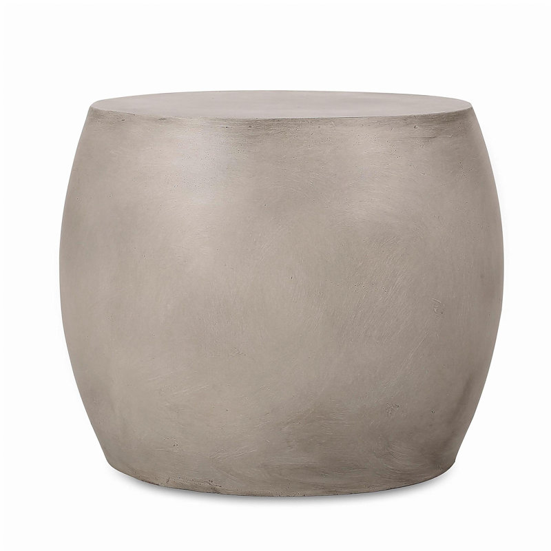 Table d'appoint d'extérieur en béton léger