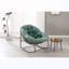 Chaise berçante d'extérieur avec coussin
