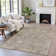 Machine Washable Indoor/Outdoor Xhevrie Khaki Rug