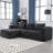 Modular Sectional Sofa, Modern Modular L-Shaped Sofa With Chaise Longue, Equipped With Small Side Pockets And Free Of Compression During Installation.-397817497